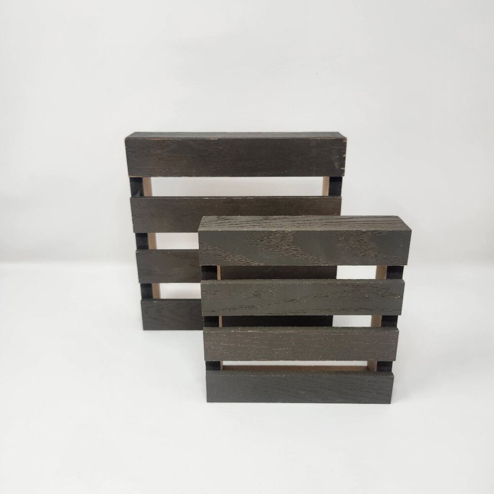 Dark Brown Fall Decor Crate Pallets